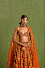 Load image into Gallery viewer, rust lehenga set