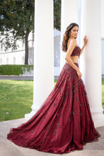 Load image into Gallery viewer, Eliora Tulle Lehenga Set
