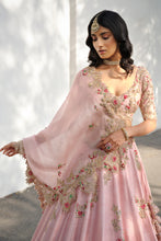 Load image into Gallery viewer, Eidel Raw Silk Lehenga
