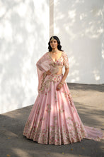 Load image into Gallery viewer, Eidel Raw Silk Lehenga