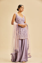 Load image into Gallery viewer, LILAC SHIMMER SHARARA SET
