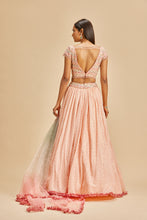 Load image into Gallery viewer, BLUSH PINK GATHERED LEHENGA SET