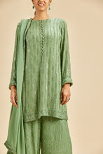 Load image into Gallery viewer, OLIVE GREEN PALAZZO SET
