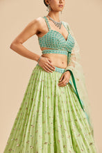Load image into Gallery viewer, MINT GREEN LEHENGA SET