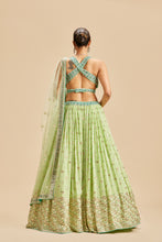 Load image into Gallery viewer, MINT GREEN LEHENGA SET
