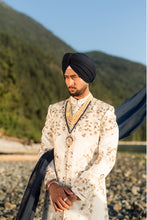 Load image into Gallery viewer, Ivory Pearl Sherwani