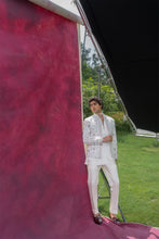 Load image into Gallery viewer, White Dahlia Short Jacket Set