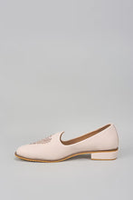 Load image into Gallery viewer, Blush Pink Embroidered Loafers