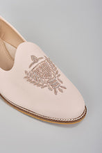 Load image into Gallery viewer, Blush Pink Embroidered Loafers