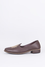 Load image into Gallery viewer, Bon Bon Crwon Leather Loafers