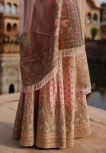 Load image into Gallery viewer, Tasnim - Pink Kurta Set with Sharara & Dupatta