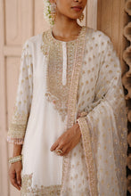 Load image into Gallery viewer, Ansha - Daisy Ivory Short Kurta Set with Salwar & Dupatta