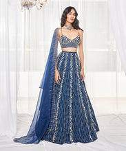 Load image into Gallery viewer, TEAL BLUE BRIDAL SET