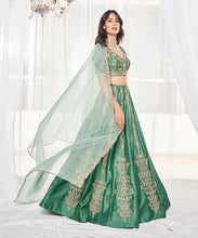 Load image into Gallery viewer, TEAL GREEN BRIDAL SET