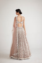 Load image into Gallery viewer, Deep Beige Chandelier Pearl Drop Lehenga Set