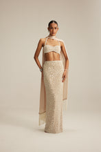 Load image into Gallery viewer, Light Beige Pencil Skirt