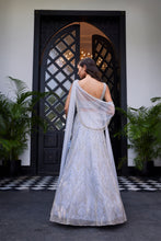 Load image into Gallery viewer, EYDIS POWDER BLUE LEHENGA SET
