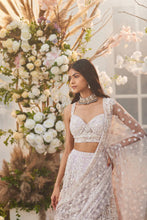 Load image into Gallery viewer, Lilac embellished lehenga
