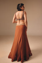Load image into Gallery viewer, BROWN LEHENGA SET
