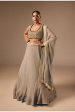Load image into Gallery viewer, LIGHT GREEN LEHENGA SET