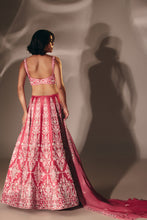 Load image into Gallery viewer, PINK BRIDAL LEHENGA SET