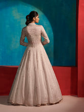 Load image into Gallery viewer, Ophelia Chikankari Organza Jacket Lehenga Set