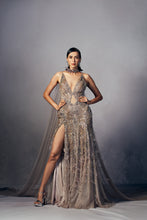 Load image into Gallery viewer, Cassandra Shimmer Tulle Bridal Gown