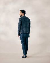 Load image into Gallery viewer, Blue Short jacket set