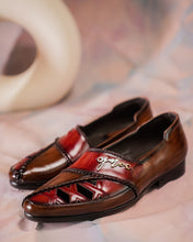Load image into Gallery viewer, Brown Braided Loafers