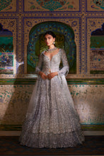 Load image into Gallery viewer, Silver Zardosi Lehenga Set