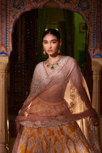 Load image into Gallery viewer, Yellow Silver Zardozi Lehenga Set