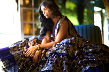 Load image into Gallery viewer, Purple Multi-Tiered Lehenga Set