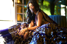 Load image into Gallery viewer, Purple Multi-Tiered Lehenga Set