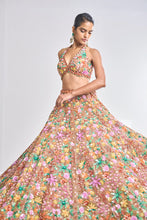 Load image into Gallery viewer, Caramel Multi-Coloured Lehenga Set