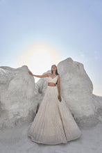 Load image into Gallery viewer, Ivory Pearl Lehenga Set