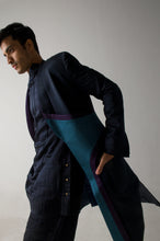 Load image into Gallery viewer, Midnight Blue Overcoat Set