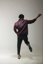 Load image into Gallery viewer, Black Stripes Bomber Jacket Set