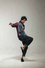 Load image into Gallery viewer, Black Stripes Bomber Jacket Set