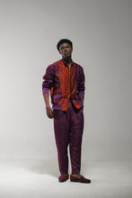 Load image into Gallery viewer, Orange+Purple Ombre Jacket Set