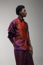 Load image into Gallery viewer, Orange+Purple Ombre Jacket Set