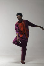 Load image into Gallery viewer, Orange+Purple Ombre Jacket Set