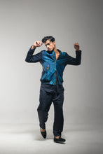 Load image into Gallery viewer, Midnight blue Bomber Jacket