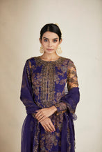 Load image into Gallery viewer, PURPLE FLORAL KURTA SET
