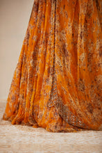 Load image into Gallery viewer, MUSTARD FLORAL LEHENGA SET