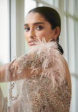 Load image into Gallery viewer, Morning Dew Silver Bridal Jacket Lehenga Set