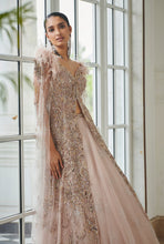 Load image into Gallery viewer, Morning Dew Silver Bridal Jacket Lehenga Set