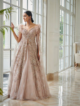 Load image into Gallery viewer, Morning Dew Silver Bridal Jacket Lehenga Set