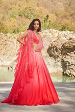 Load image into Gallery viewer, Aniela Organza Lehenga Set
