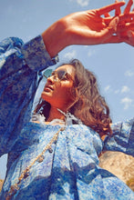 Load image into Gallery viewer, Blue Chiffon Co-Ord Sets