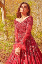 Load image into Gallery viewer, Burgundy Tulle Gown